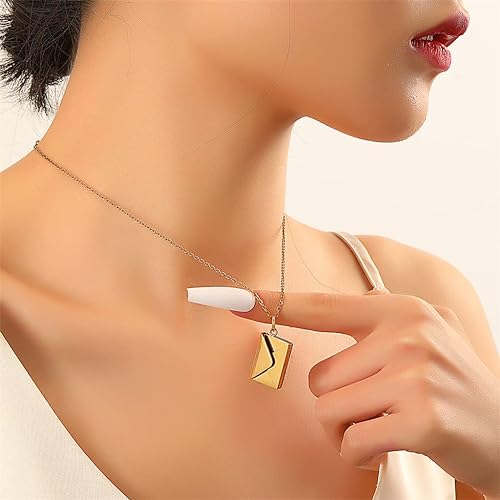 VERIDALE™  - ENVELOPE LOVE LETTER PENDANT NECKLACE