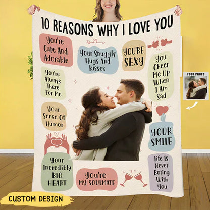 VERIDALE™  - 10 REASONS I ADORE MY PERSONALIZED PHOTO BLANKET