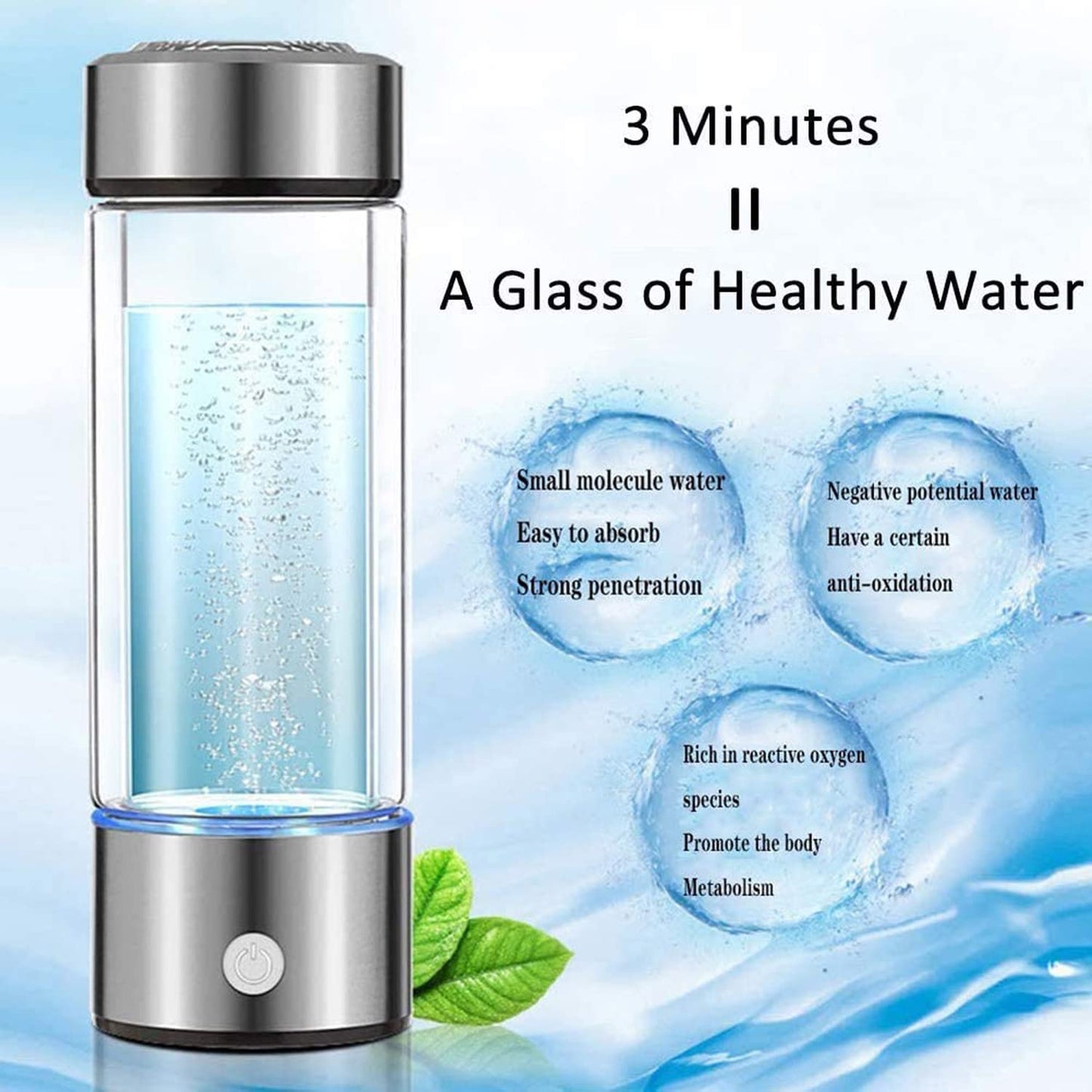 VERIDALE™  - HYDROGEN WATER BOTTLE